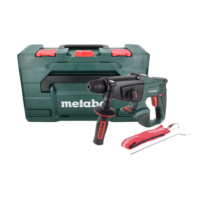 Metabo KHA 18 LTX Martello perforatore a batteria 18V / 2,2J / SDS Plus + Valigetta metaBOX - senza batterie, senza caricabatterie ( 600210840 )