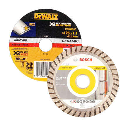 Metabo W 18 LTX 125 Amoladora angular a batería Quick 18V 125mm en MetaLoc + 1x batería 4,0 Ah + cargador + discos de corte