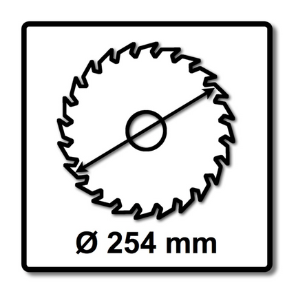 Hoja de sierra circular Bosch Expert para madera 254 x 1,6 x 30 mm 24 dientes para madera (2x 2608644524)