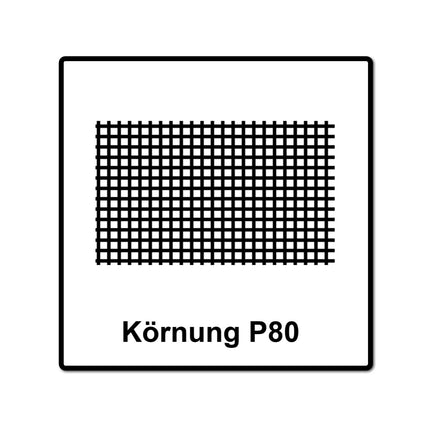 Mirka ABRANET 70x198mm Puño P80, 100ud. (2x5415005080)