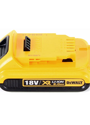 Perceuse à percussion sans fil Dewalt DCD 797 NT 18V sans balais + 1x batterie 2,0Ah + TSTAK - sans chargeur