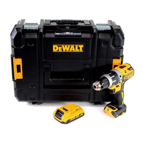 Perceuse à percussion sans fil Dewalt DCD 797 NT 18V sans balais + 1x batterie 2,0Ah + TSTAK - sans chargeur