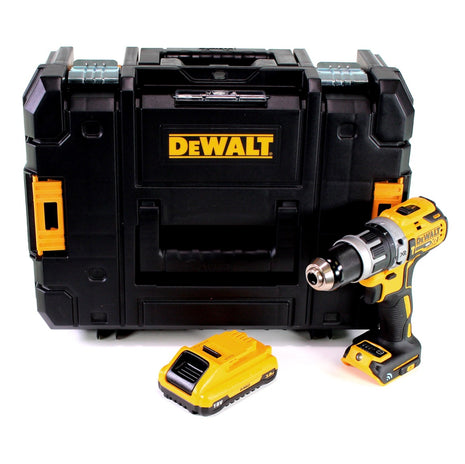 Taladro percutor inalámbrico Dewalt DCD 797 NT 18V sin escobillas + 1x batería 3.0Ah + TSTAK - sin cargador