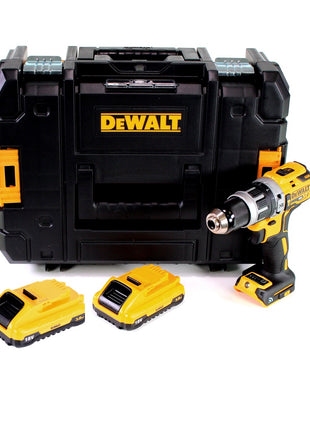 Taladro percutor inalámbrico Dewalt DCD 797 L2 18V sin escobillas + 2x baterías 3.0Ah + cargador + TSTAK