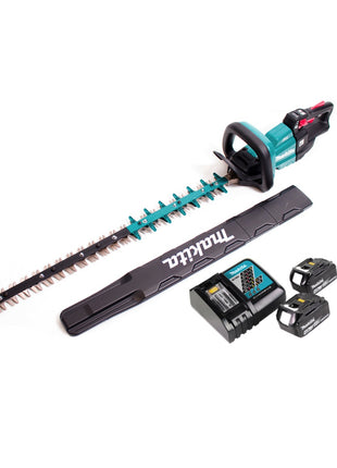 Makita DUH 751 RM cortasetos batería 18V 75 cm sin escobillas + 2x batería 4.0Ah + cargador