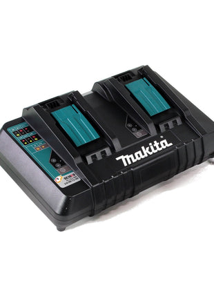 Cortasetos a batería Makita DUH 751 PTE 18V 75 cm sin escobillas + 2x batería 5.0Ah + doble cargador