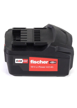 Fischer Akku Starter Set 18V mit 2x FSS-B Li-Ion Akku 4,0 Ah ( 552930 ) + 1x FSS-BC 12-36V Ladegerät AIR COOLED ( 552931 ) CAS Partner - Toolbrothers