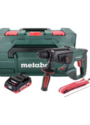 Metabo KHA 18 LTX Perforateur-Burineur sans fil 2,2 J SDS Plus 18V + 1x Batterie 4 Ah + Coffret metaBOX - sans chargeur