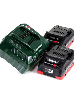 Martillo combinado a batería Metabo KHA 18 LTX 18V 2.2J SDS Plus + 2x baterías 4.0 Ah + cargador + metaBOX (600210800)