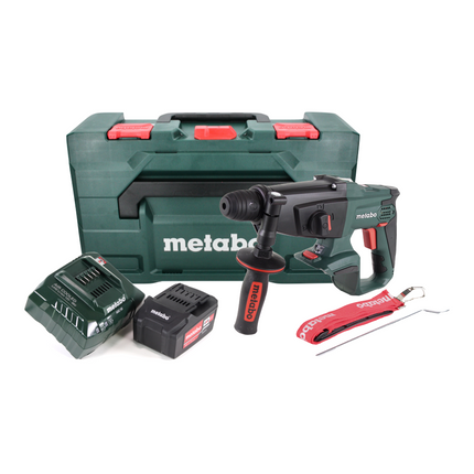Metabo KHA 18 LTX martillo combinado a batería 18V 2.2J SDS Plus + 1x batería 5.2 Ah + cargador + metaBOX