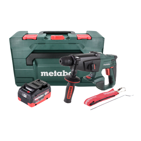 Martillo combinado a batería Metabo KHA 18 LTX 18V 2.2J SDS Plus + 1x batería 5.5 Ah + metaBOX - sin cargador