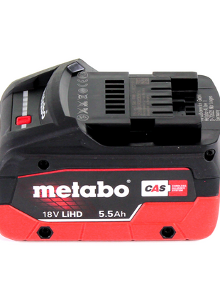 Metabo KHA 18 LTX Perforateur-Burineur sans fil 2,2 J SDS Plus 18V + 1x Batterie 5,5 Ah + Coffret metaBOX - sans chargeur