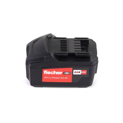 Fischer FSS 18V 400 BL Llave de impacto a batería 1/2" 400Nm sin escobillas, juego 2 (552924) + 1x batería 4,0Ah + L-Boxx - sin cargador