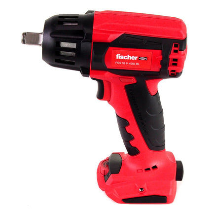 Fischer FSS 18V 400 BL Atornillador de impacto inalámbrico 1/2" 400Nm sin escobillas + 1x batería 4.0Ah + cargador + L-Boxx