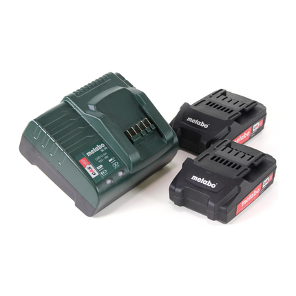 Taladro atornillador a batería Metabo BS 18 Quick 18V 48Nm + 2x baterías 2.0Ah + cargador + maletín (602217500)