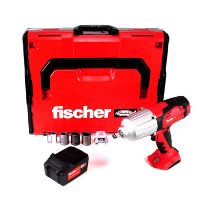 Fischer FSS 18V 600 BL Cordless Impact Wrench 1/2" 600Nm Brushless + 1x Battery 4.0Ah + L-Boxx Case - without charger (552925)