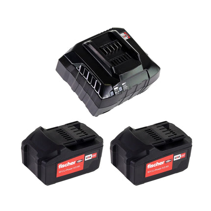 Fischer FSS 18V 600 BL Atornillador de impacto inalámbrico 1/2" 600Nm sin escobillas set 3 (552927) + 2x batería 4.0Ah + cargador + L-Boxx