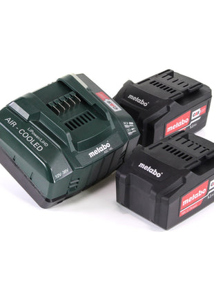 Metabo SB 18 LTX Impuls taladro percutor inalámbrico 18V 110 Nm + 2x baterías 5,2 Ah + cargador + maletín (602192520)