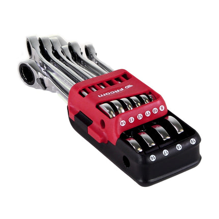 Facom 467B.JP10 Juego de llaves mixtas con trinquete métricas / 10 unidades