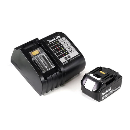 Llave de impacto inalámbrica Makita DDF 484 STX4 18 V 54 Nm sin escobillas + 1x batería 5,0 Ah + cargador + 70 piezas. Juego de brocas + estuche