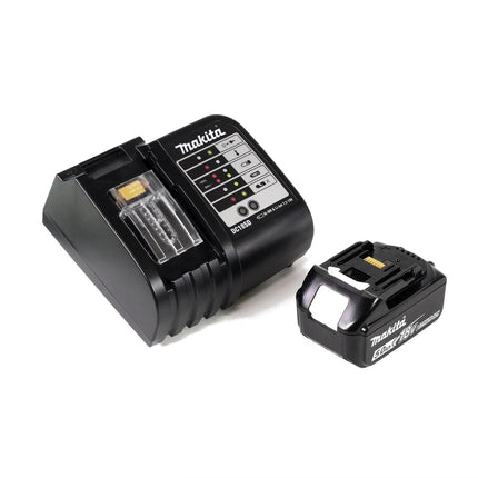 Taladro atornillador inalámbrico Makita DDF 451 STX4 18 V 80 Nm + 1x batería 5,0 Ah + cargador + 70 piezas. Juego de brocas + estuche