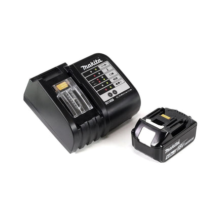 Taladro atornillador inalámbrico Makita DDF 451 SGX4 18 V 80 Nm + 1x batería 6,0 Ah + cargador + 70 piezas. Juego de brocas + estuche