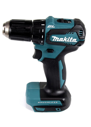 Taladro atornillador inalámbrico Makita DDF 483 SMX4 18 V 40 Nm sin escobillas + 1x batería 4,0 Ah + cargador + 70 piezas. Juego de brocas + estuche