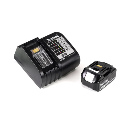 Taladro atornillador inalámbrico Makita DDF 483 SMX4 18 V 40 Nm sin escobillas + 1x batería 4,0 Ah + cargador + 70 piezas. Juego de brocas + estuche