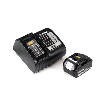 Taladro atornillador inalámbrico Makita DDF 483 STX4 18 V 40 Nm sin escobillas + 1x batería 5,0 Ah + cargador + 70 piezas. Juego de brocas + estuche