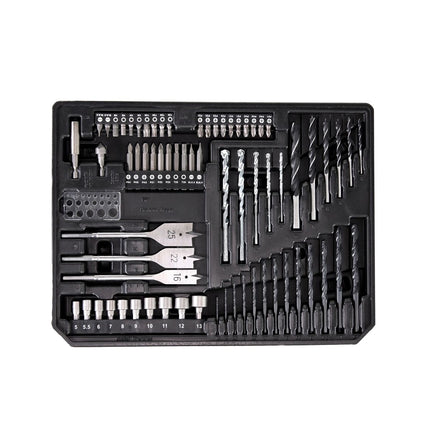 Taladro atornillador inalámbrico Makita DDF 482 SGX4 18 V 62 Nm + 1x batería 6,0 Ah + cargador + 70 piezas. Juego de brocas + estuche