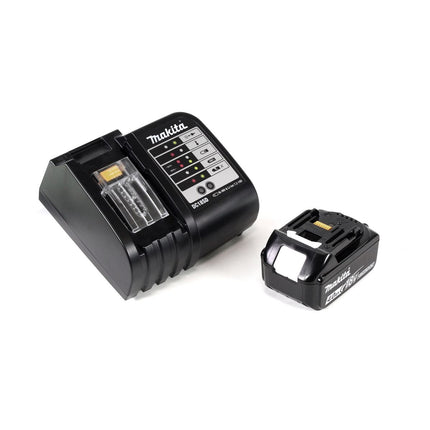 Taladro percutor inalámbrico Makita DHP 458 SMX4 18 V 91Nm + 1x batería 4,0Ah + cargador + 70 piezas. Juego de brocas + estuche