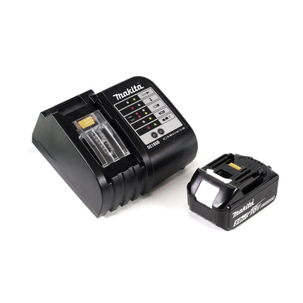 Taladro percutor inalámbrico Makita DHP 458 STX4 18 V 91Nm + 1x batería 5,0Ah + cargador + 70 piezas. Juego de brocas + estuche