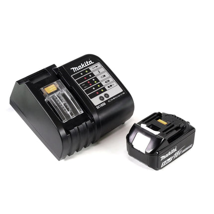 Taladro percutor inalámbrico Makita DHP 481 STX4 18 V 115Nm + 1x batería 5,0Ah + cargador + 70 piezas. Juego de brocas + estuche