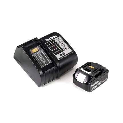 Taladro percutor inalámbrico Makita DHP 481 SGX4 18 V 115Nm + 1x batería 6,0Ah + cargador + 70 piezas. Juego de brocas + estuche