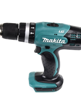 Perceuse à percussion sans fil Makita DHP 453 STX4 18 V 42 Nm + 1x batterie 5,0 Ah + chargeur + 70 pièces. Coffret forets + coffret