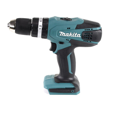 Makita HP 457 DWEJ taladro percutor inalámbrico 18V 42Nm Serie G + 2x baterías 1,5Ah + cargador + inserto + Makpac