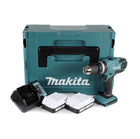 Makita HP 457 DWEJ perceuse à percussion sans fil 18V 42Nm série G + 2x batteries 1,5Ah + chargeur + insert + Makpac