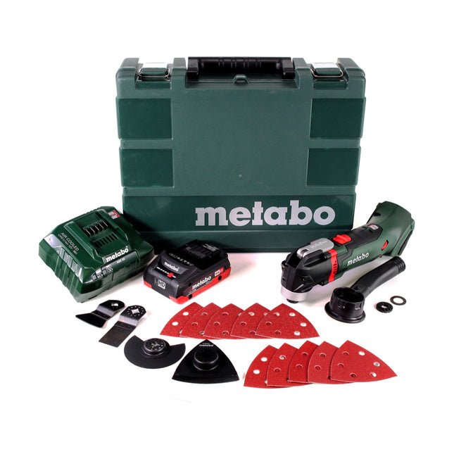 Metabo MT 18 LTX multiherramienta a batería 18V Solo + 1x batería 4.0Ah + cargador + maletín