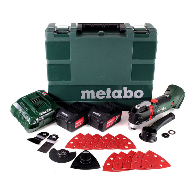 Metabo MT 18 LTX Akku Multitool 18V + 2x Akku 5,2Ah + Ladegerät + Koffer