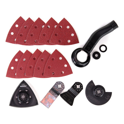 Metabo MT 18 LTX multiherramienta a batería 18V + 2x baterías 5.2Ah + cargador + estuche