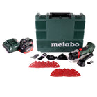 Metabo MT 18 LTX multiherramienta a batería 18V + 2x baterías 8.0Ah + cargador + maletín