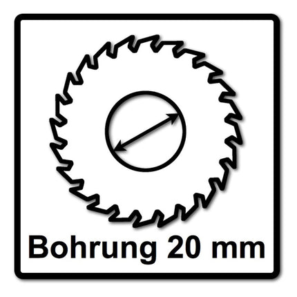Festool 3x Panther Kreissägeblatt PW12 Holz 160 x 1,8 x 20 mm 160 mm 12 Zähne ( 3x 500460 ) HKC TS - Toolbrothers