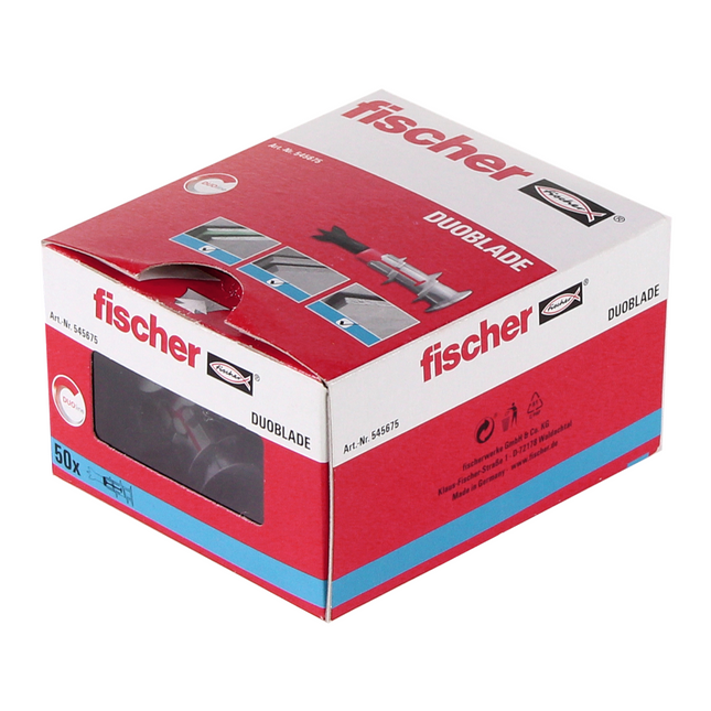 Taco Fischer para placas de yeso DUOBLADE 44mm 50 piezas (545675)