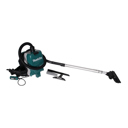 Aspirador de mochila a batería Makita DVC 261 FX15 36V (2x 18V) 2L sin escobillas + 2x batería 3.0Ah - sin cargador