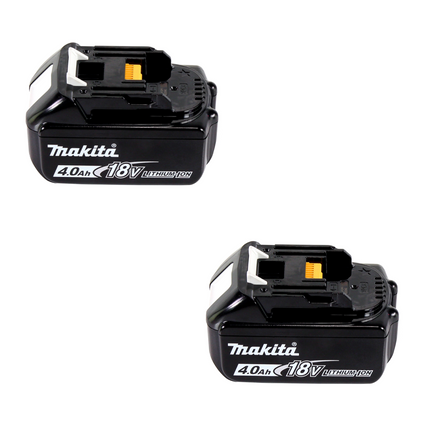 Makita DVC 261 RMX15 aspirador de mochila a batería 36V (2x 18V) 2L sin escobillas + 2x batería 4.0Ah + cargador