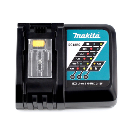 Makita DVC 261 RMX15 aspirador de mochila a batería 36V (2x 18V) 2L sin escobillas + 2x batería 4.0Ah + cargador