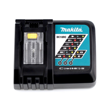 Makita DVC 261 RTX15 aspirador de mochila a batería 36V (2x 18V) 2L sin escobillas + 2x batería 5.0Ah + cargador