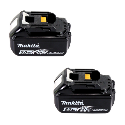 Makita DVC 261 PTX15 aspirador de mochila a batería 36V (2x 18V) 2L sin escobillas + 2x batería 5.0Ah + cargador