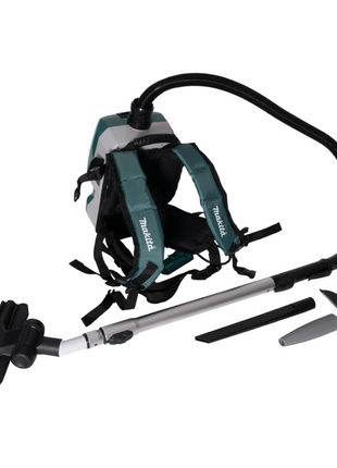 Makita DVC 261 RGX15 Akku Rucksackstaubsauger 36V (2x 18V) 2L Brushless + 2x Akku 6,0Ah + Ladegerät