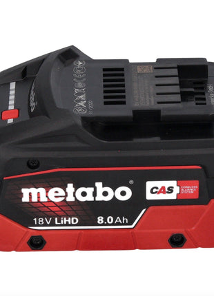 Metabo SSW 18 LTX 300 BL akumulatorowy klucz udarowy 18 V 300 Nm 1/2" bezszczotkowy + 1x akumulator 8,0 Ah + metaBOX - bez ładowarki